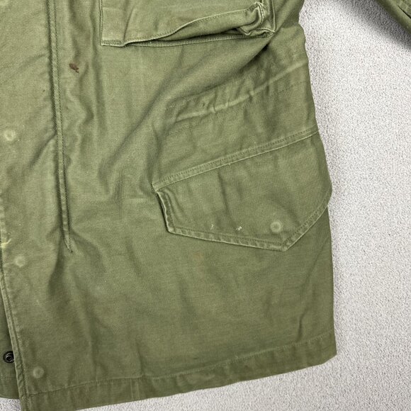 M65 Jacket OG-107 Small Short Field Coat 60s Conmar Zipper Vintage US Army - Picture 8 of 11